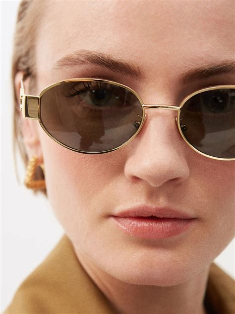 triomphe celine sunglasses dupe|celine triomphe round sunglasses.